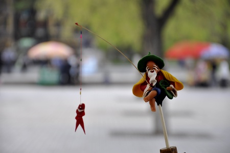 Folk. Fishermanの写真素材