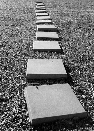 Black & White Stepsの写真素材