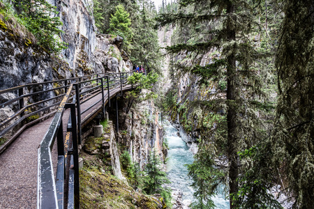 The Canadian Rockies have numerous high peaks and ranges. The Canadian Rockies are composed of shale and limestone. One of the most beautiful landscape and scenery in north Americaの写真素材