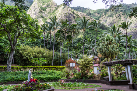 Kepaniwai Heritage Gardens.の写真素材