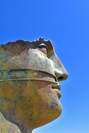 Statue at Pompeiiの写真素材