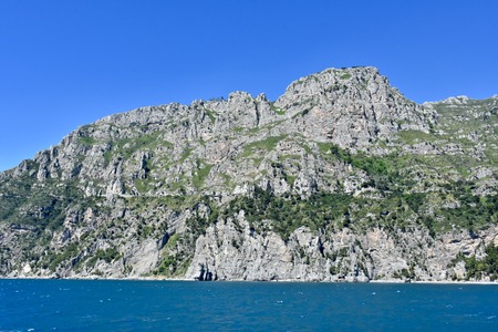 The beautiful landscape of the Amalfi coastの写真素材