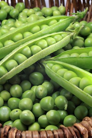 Fresh peasの写真素材