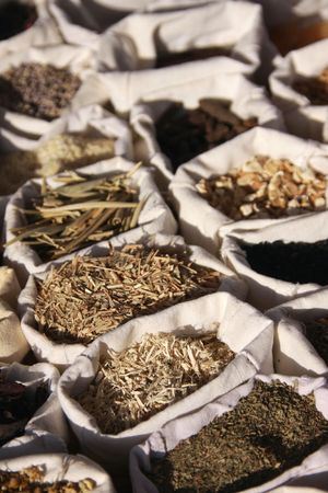 Spices and aromatic herbsの写真素材