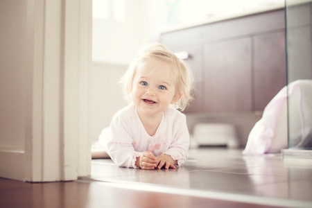 Baby girlの写真素材