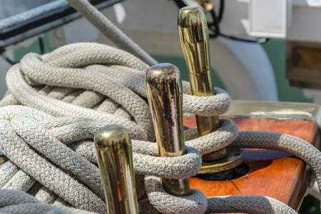 Detail of a ship sailboat