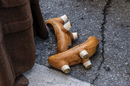 MadreÃ±as are wooden shoes that are used in rural areas of northern Spain, especially in Asturias,...