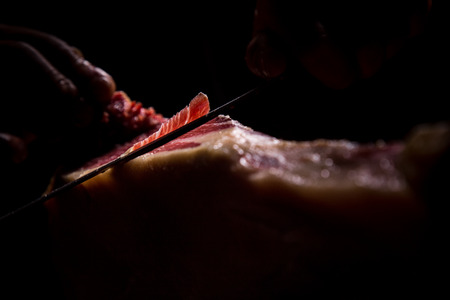 Iberian ham cutter