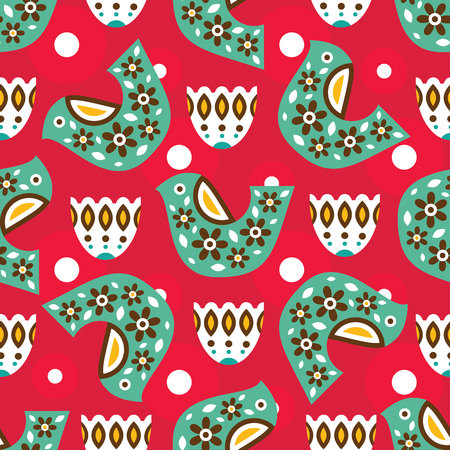 Mexican bright pattern in a flat style.のイラスト素材