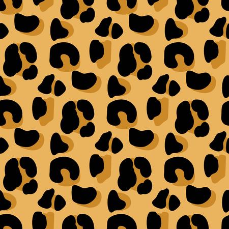 Leopard seamless pattern. Vector illustrationのイラスト素材