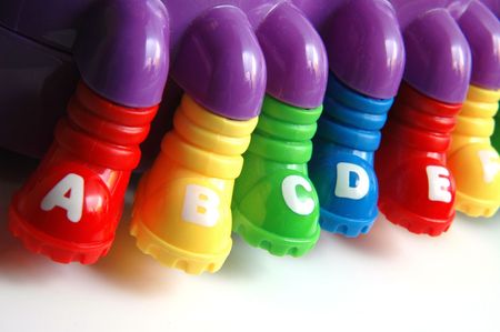 Toys for Toddler - Legsの写真素材