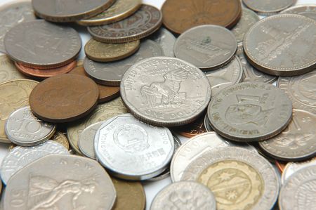 Suitable for backfround depicting world currency