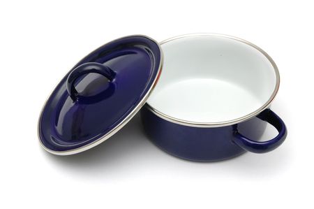 Pot With Lid Openの写真素材