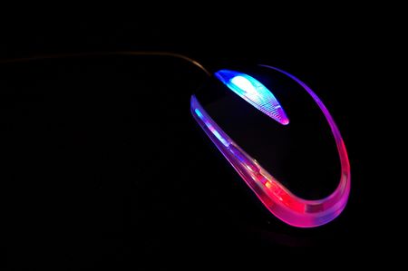 Glow Mouse 5の写真素材