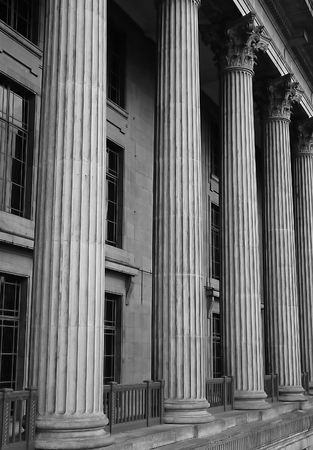 Pillars of Buildingの写真素材