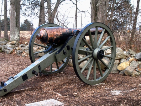 Cannon at Gettysburg, PAのeditorial素材