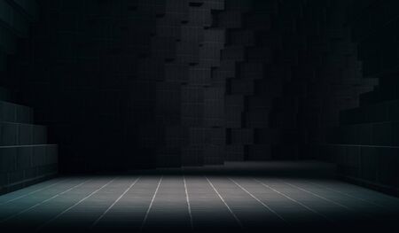 Product showcase spotlight background,Abstract empty space.3D rendering