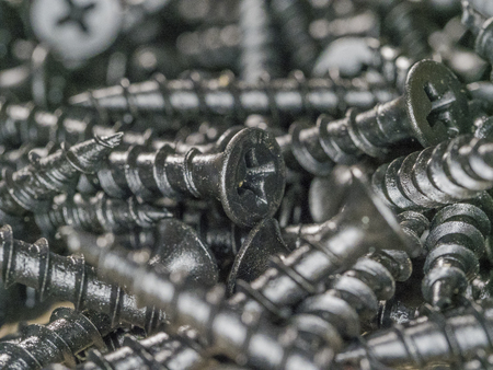 black screws with holderの写真素材