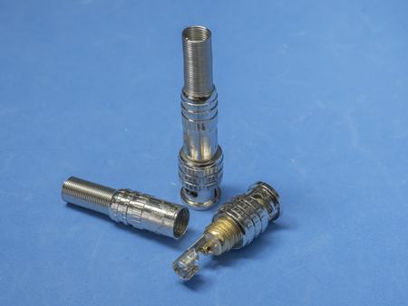 BNC video connectorsの写真素材