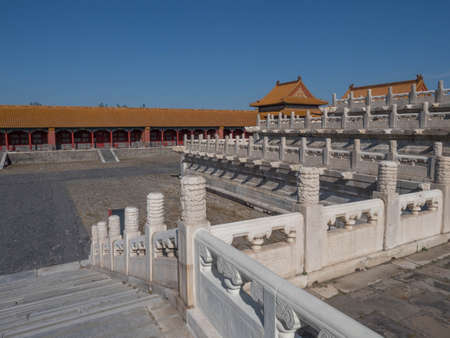 Beijing, China, August 2018, the forbidden city