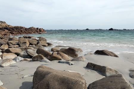 Rocky landscape, Franceの写真素材