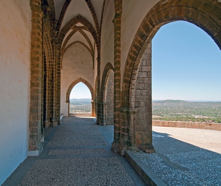 Exterior of an ancient church, Andalusia, Spain