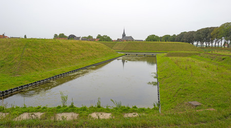 The old fortified town of Stevensweertの写真素材