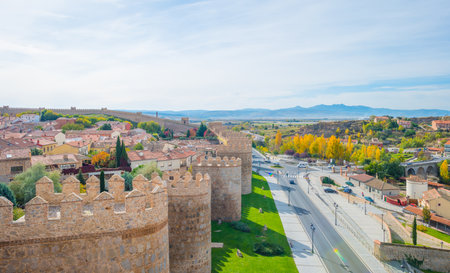 Medieval wall around the city of Avila