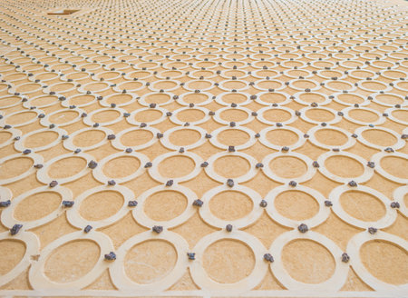 Wall of a historic building in Segoviaのeditorial素材