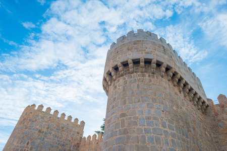 Medieval wall around the city of Avilaのeditorial素材