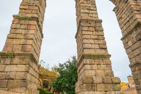 Aqueduct of Segoviaの写真素材