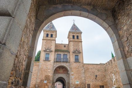 Medieval wall of the city of Toledoのeditorial素材