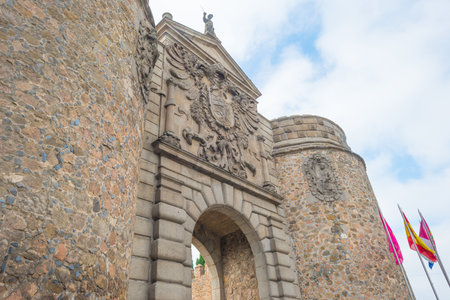 Medieval wall of the city of Toledoのeditorial素材