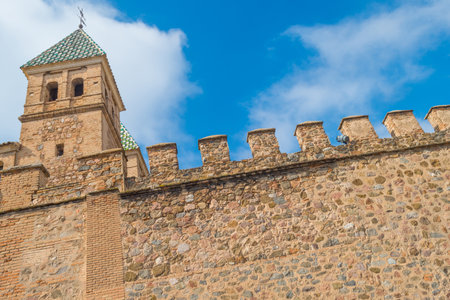 Medieval wall of the city of Toledoのeditorial素材
