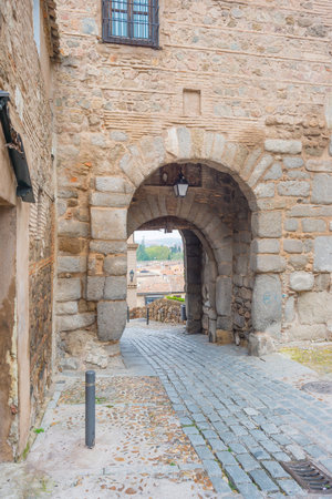 Medieval wall of the city of Toledoのeditorial素材
