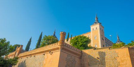 Alcazar of the city of Toledoのeditorial素材