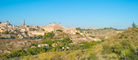 The medieval city of Toledoのeditorial素材