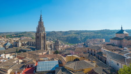 The medieval city of Toledoのeditorial素材