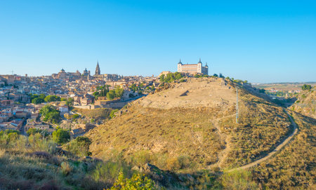 The medieval city of Toledoのeditorial素材