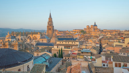 The medieval city of Toledoのeditorial素材