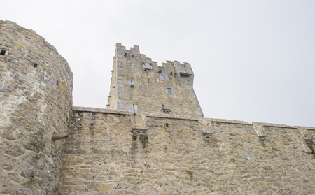 Medieval castle at Killarney national park in summerの写真素材
