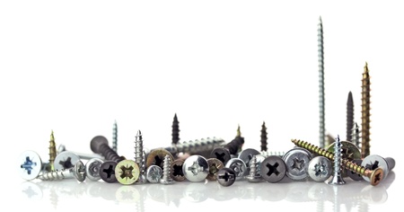 lots of nuts on white backgroundの写真素材