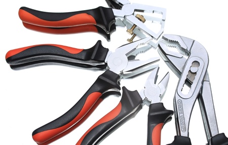 composition of pliers with mirror reflection