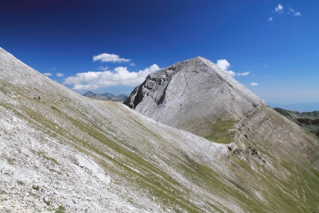 rocky mountain peak Vihren - Bulgaria, National park の写真素材