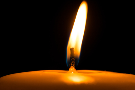 Burning candleの写真素材