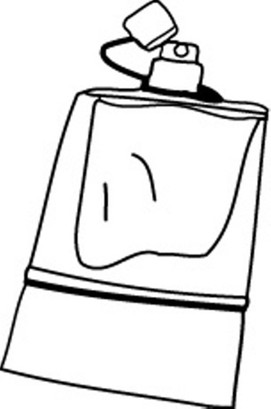 perfume bottleのイラスト素材