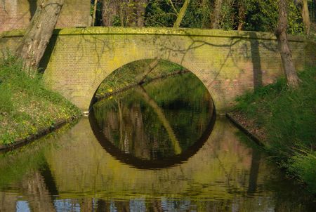 Bridge in Utrech (Holland)の写真素材