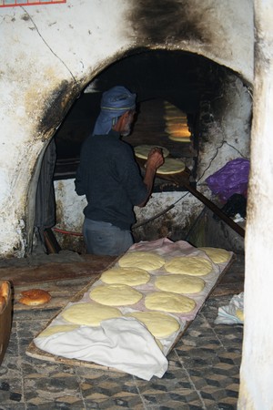 Marrakesh (Morocco) 6th January 2010.- Bakery in Marrakesh 01のeditorial素材