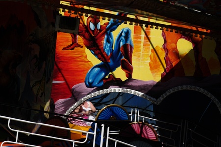 Benalmadena, Malaga, Spain - 18 May 2012.- Spidermanのeditorial素材