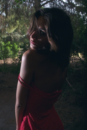 Out of the dark の写真素材